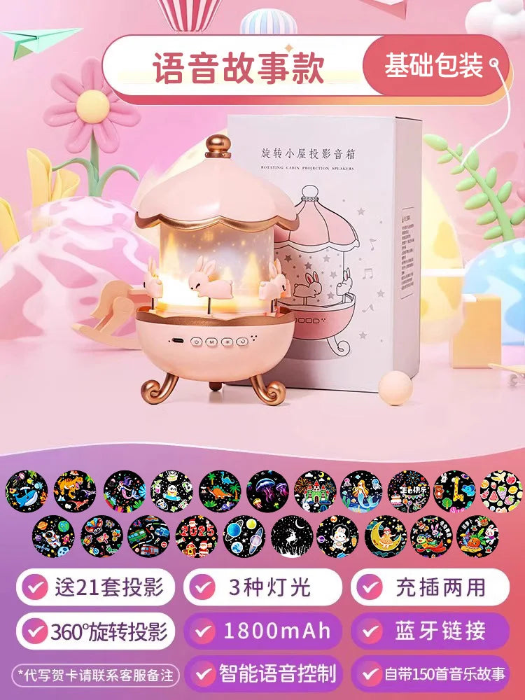 Fire Baby Night Light Projector – Starry Sky & Music